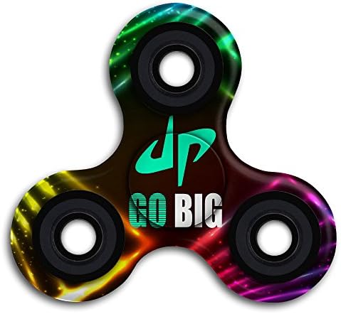 Mint Green Dude Perfect Tri-Spinner Fidget Spinner Focus Toy Stress Reducer EDC Focus Toy For Kid And Adult High Speed Relieving ADHD, OCD, Anxiety