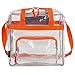Eastsport Clear Stadium Approved Tote, Orange