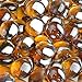 Stanbroil 10-Pound Fire Glass Beads - 1/2 inch Luster Fire Glass Drops for Fireplace Fire Pit | Gas Log Sets | Landscaping | Fish Tank, Caramel Luster