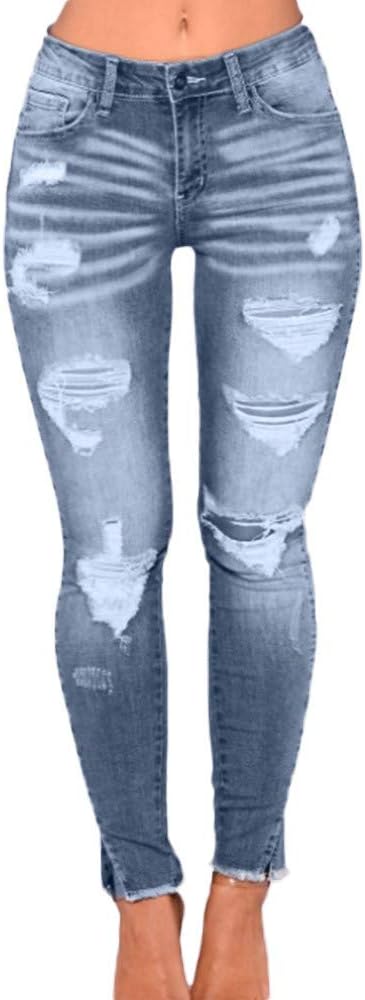 ITISME Women Leggings New Skinny High Waist Jeans Trousers Denim Stretchy Pencil Pants