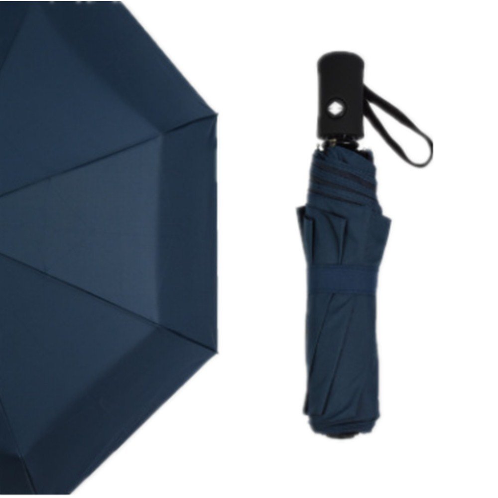 CoCogo Paraguas plegable de viaje automático?ligero resistente al viento?Apertura Automático Compacto Pliegues?azul