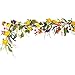 Collections Etc Colorful Yellow Rose & Mixed Wildflower Artificial Floral Garland