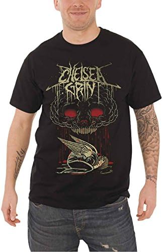 Chelsea Grin Blood Brain Logo Official Mens Black T Shirt