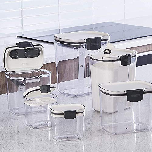 Progressive Prepworks ProKeeper 6 Piece Kitchen Clear Plastic Airtight