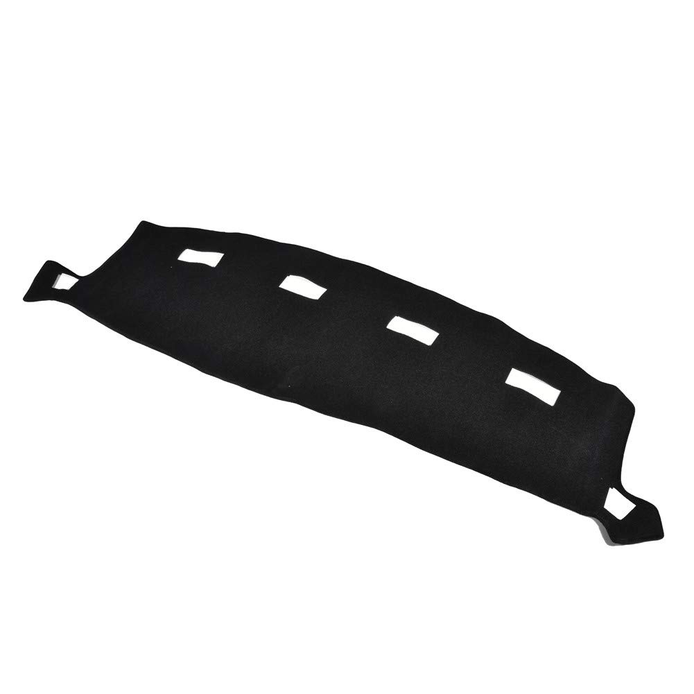 Facaimo Black Dashboard Cover Dash Cover for Dodge Ram 1500 2500 3500 2002-2008 Dashmat Dashboard Mat Carpet, Custom Fit Easy Installation