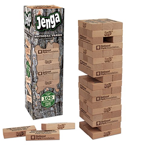 National Parks Edition Jenga Action Game