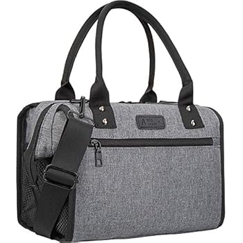 AnikSunny Lunch Bag Insulated Lunch Box, Reusable Cooler Lunch Tote Lunch Bags for Women Men, Leakproof Thermal Lunch Bag with Shoulder Strap for Work, School,Picnic