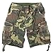 Rothco Vintage Utility Cargo Shorts – Comfortable Tactical Outdoor Hiking Camping Trunks, Woodland Camo, 3XL