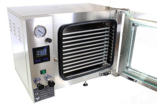 BVV 1.9CF Stainless Steel Exterior/Interior Vacuum Degassing Oven- 5 Wall Heating, Touch Screen, LED's, 11 Shelves - Thumbnail 2