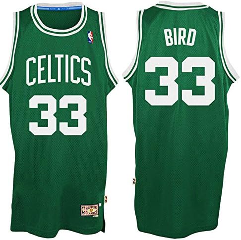 33 Larry Bird Boston Celtics Mens Road Swingman Jersey Kelly Green color Size L