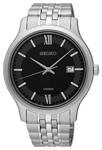 Seiko Men's Special Value Stainless Steel Bracelet Watch SUR221