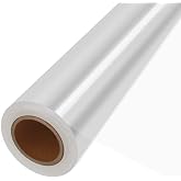 JOYIT Clear Cellophane Wrap Roll, 100ft x 31.5in, 3 Mil Thick, 16" Folded | Create Beautiful Gift Presentations with Clear Cellophane Roll for Baskets, Bouquets, Treats, Crafts, and Special Occasions
