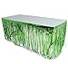 Rhode Island Novelty Green Metallic Foil Fnge Table Skirt 144 Inch x 30 Inch Party Decoration