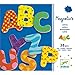 Djeco Wooden Magnet, Alphabet Letters