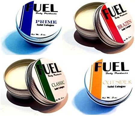 FUEL Body Products Solid Cologne Variety 4-Pack