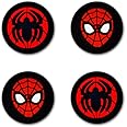 PERFECTSIGHT Spider Switch Joycon Thumb Grips, Cut Animal Joystick Caps for Nintendo Switch, 4 PCS Thumbstick Cover for Switch Lite, Switch OLED, Analog Stick Button Cover for NS Controller