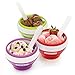 Zoku Ice Cream Maker, Compact Make and Serve Bowl with Stainless Steel Freezer Core Creates Soft Serve, Frozen Yogurt, Ice Cream and More in Minutes, BPA-free, 6 Colors, Orange