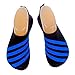 Cevinee™ (Update Version) Slip-on Water Shoes, Anti-slip Aqua Socks, Breathable Beach Swim Surf Yoga Outdoor Soft Shoes - Blue Stripe L