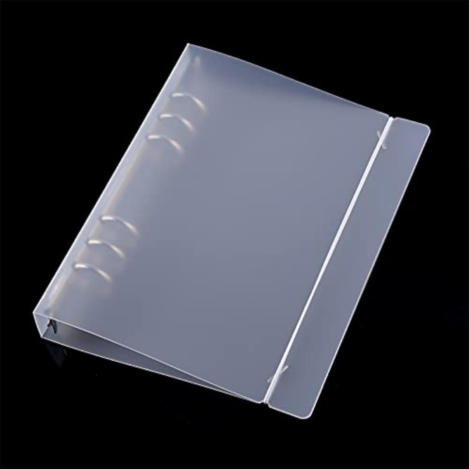 Photo 1 of CYFUN DESIGN A5 6 Ring Binder Coveder with Snap Closure Button Storage Book Cover for 6 Hole Planner Pages Refill Insert Die Storage Book Binder