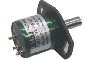 CALT 6mm Shaft Hall Effect Potentiometer Angle Sensor 180 ° Measuring Range 0-5V Output 5V Supply