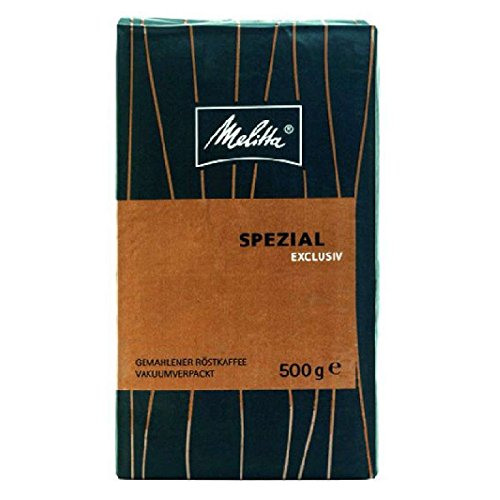 Melitta Spezial Exclusiv - 12 x 500g Kaffee gemahlen, vakuumverpackt