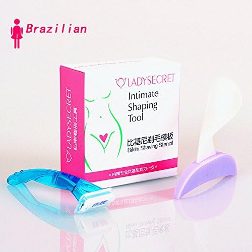 Viproo® Bikini Privates Shaving Stencil Sexy Female Pubic Women Hair Razor Handle Trimmer (Linear)