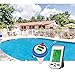 YowoSmart Professional Wireless Pool Thermometer New Version Floating Solar Powered Thermometer for Pool