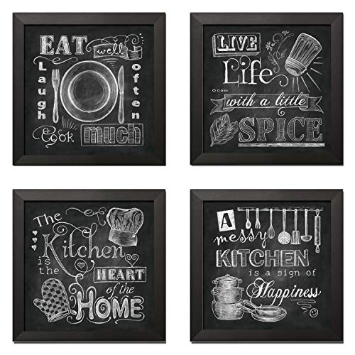 Beautiful Fun Chalkboard Kitchen Signs Messy Kitchen Heart Of