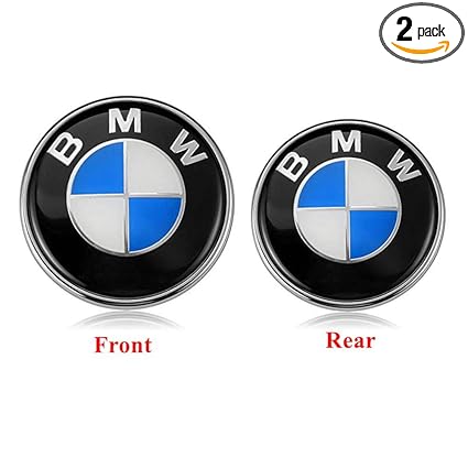 Amazon.com: BMW Emblems Hood and Trunk, 82mm + 74mm BMW Logo