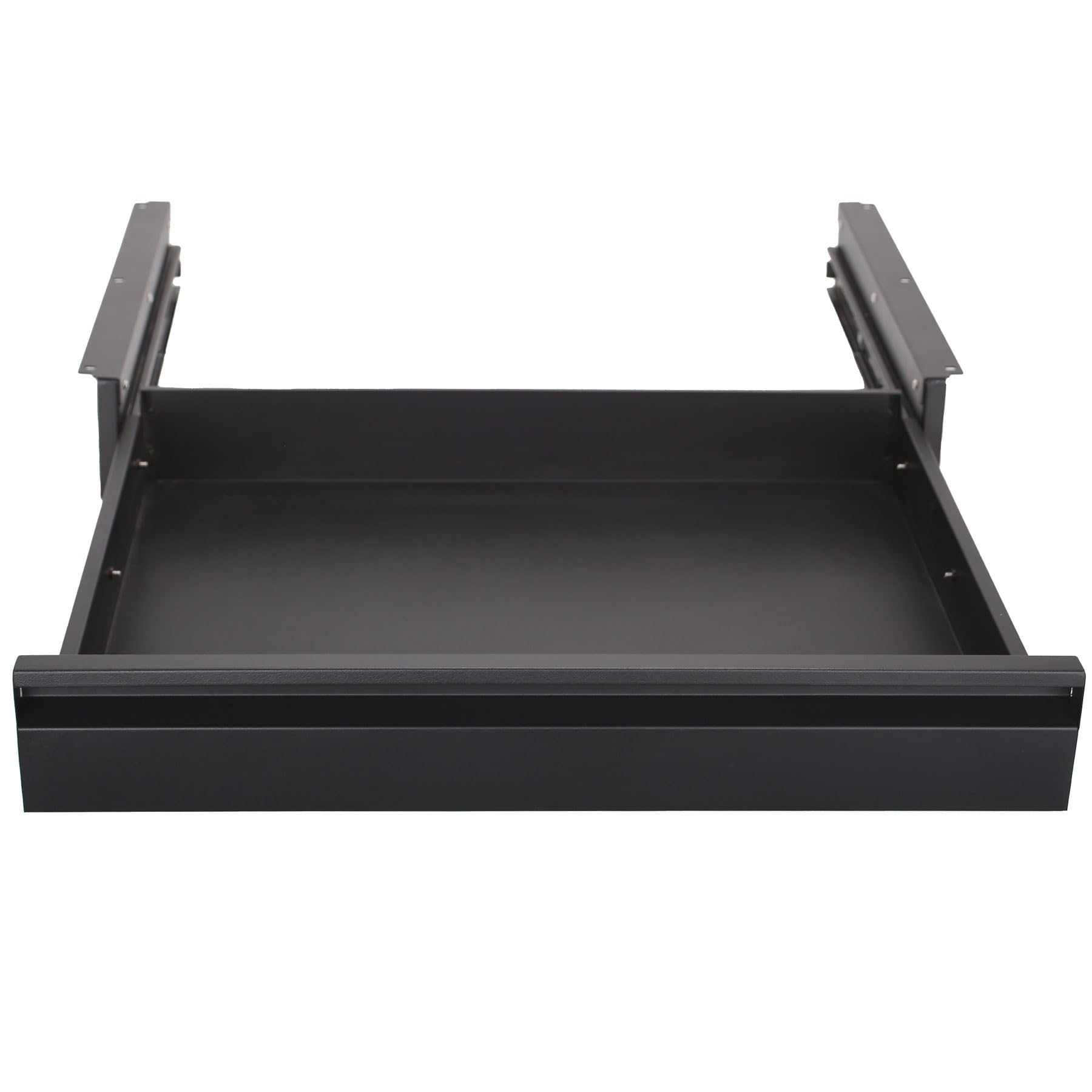 Photo 1 of **HAS DENTS** Under Desk Drawer For Desk 23.5 in, Pull out Storage Organizer with Slide Extension Mounted Under Flat Wooden Table or Workbench, Carbon Steel Hidden Desk Drawer