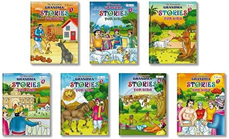 Grandma Tales Collections for kids by InIkao: Set of 7 Traditional story books for kids (english)