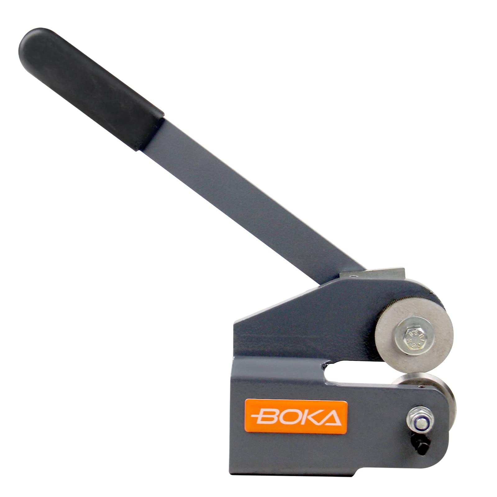 BOKA Tin Shears Manual Plate Flat Metal Sheet Steel Scissors, Roller Scissors for Max. 1 mm, Hand Lever Scissors