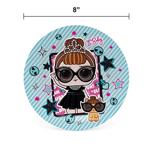 Zak Designs LOL Dinnerware Set Includes Plate, Bowl, Tumbler and