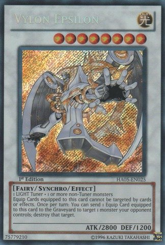 Yu-Gi-Oh! - Vylon Epsilon (HA05-EN025) - Hidden Arsenal 5 - 1st Edition - Secret Rare