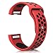 SWEES Silicone Sport Bands Compatible Fitbit Charge 2, Breathable Sport Replacement Bands Air Holes Small & Large (5.7