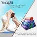 Yes4All Premium NBR Printed Yoga Mat 1/2-inch (72”x24”) with Carrying Strap – Multi Color Available – Beautiful Designs & Textured Non Slip Surface