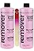 Onyx Professional Salon Strawberry Formula Nail Polish Remover with Nail File 16 oz - Removes Polish, Nail Glue, Nail Glitter & Conditions Nails (2 Bottles)