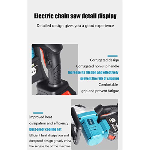 Aaaaa Wiederaufladbare elektrische Hochleistungssäge, Haushaltslithiumbatterie, Hochleistungs-Holzsäge, elektrische… – Bild 5