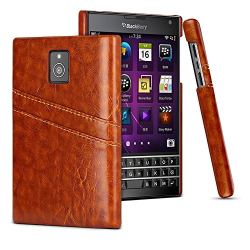 Blackberry passport case,3c-aone [card slot vintage ser…