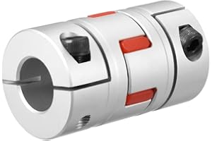 uxcell Shaft Coupling 19mm to 19mm Bore L66xD40 Flexible Coupler Joint for Servo Stepped Motor