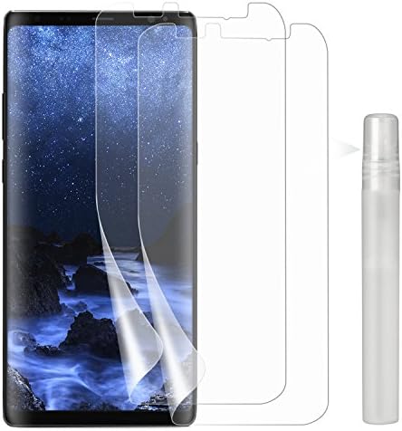[2 Pack] Samsung Galaxy Note 8 Screen Protector-Nimaso 3D Curved Wet Apply Screen Protector [Not Glass] [High Responsivity] [Ultra Clear] [Anti-Scratch] [Case Friendly] [Bubble Free] for Galaxy Note8