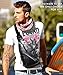 Stuo Men's Sling Chest Shoulder Bag Crossbody Purse Water Resistant Anti Theft Daypack for Business Travel Hiking School Black