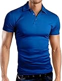 Grin&Bear Slim Fit Poloshirt Polo, blue, M, GB175