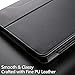 Poetic SlimFolio New iPad 9.7 Inch 2017 Case Slim Leather Stand Folio Case with Auto Wake / Sleep for Apple iPad 9.7 (2017 MARCH Released) Black