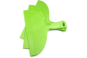 Utoolmart Putty Scraper 10" Plastic Flexible Putty Knives Spreader for Taping Drywall Wall Painting Green 3Pcs