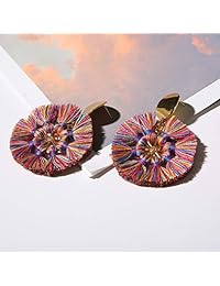 Fringe Rope Dangle Earrings for Women - Handmade Bohemian Fringe Tassel Vintage Statement Drop Earrings,Female Boho Tassel Earrings Girls Party Dress Accessory