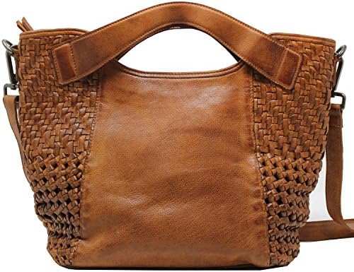 Latico Leathers: Theo Authentic Luxury Leather, Designer Fashion (Cognac)