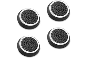 Kit 4 Grip Cores Protetor Analógico Silicone Controle Joystick Polegar Compatível Com PS4 PS5 Xbox Nintedo Switch Desempenho (Branco)