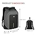 Business Travel Backpack for Men Laptop Backpack Anti Theft with USB Charging Water Resistant College School Computer Bag for Women & Men (Gray)