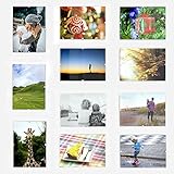 WALLNITURE Glass Picture Frames with Cardboard Stand Wall Mountable 4x6 Set of 12